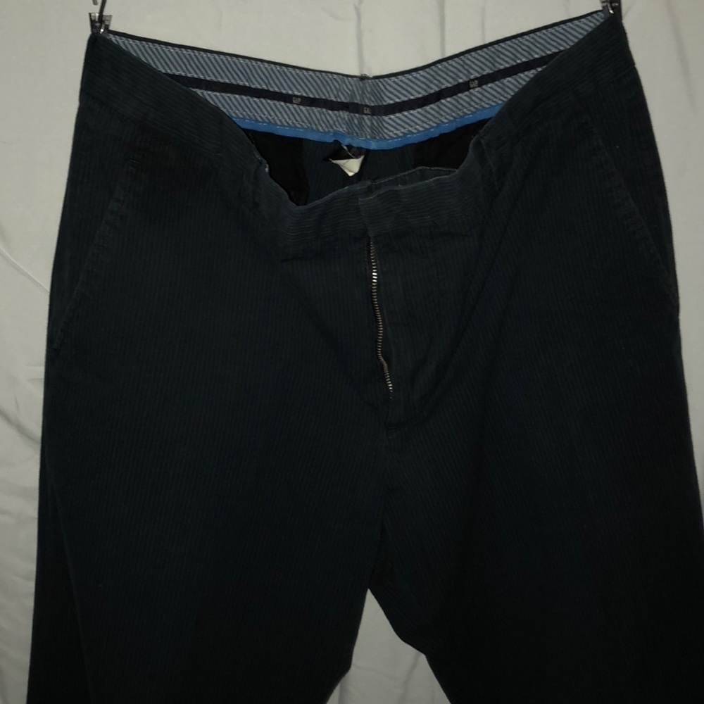 Black (faint pin stripe) gap dress pants